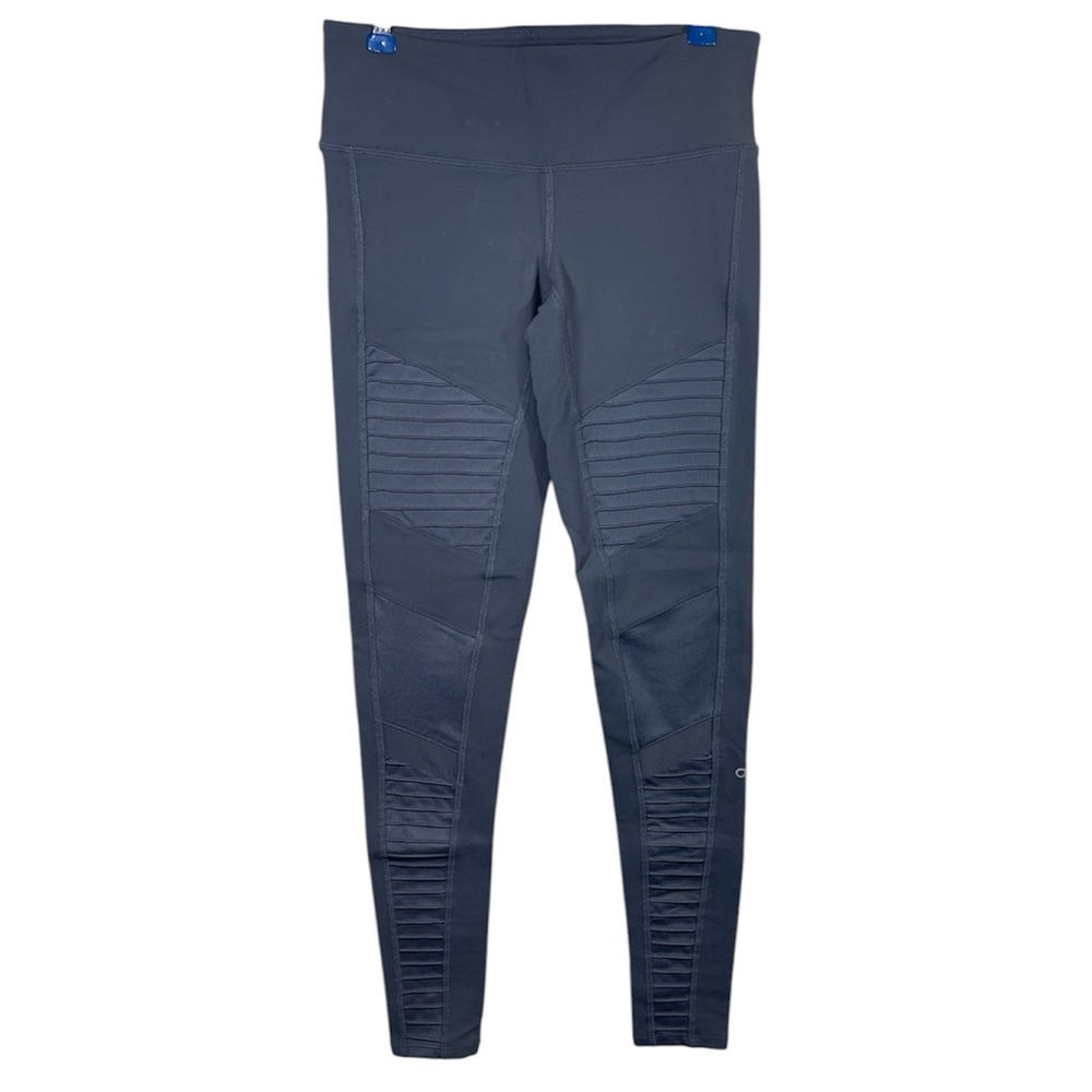 ALO Yoga Grey High Waisted Moto Workout Leggings Size XS